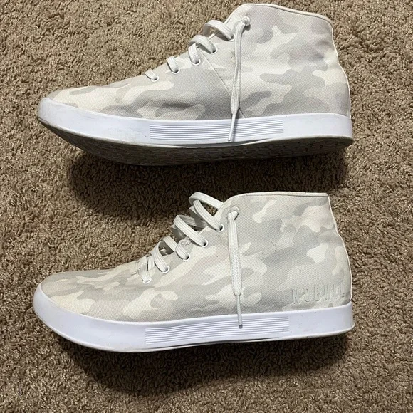 NOBULL White and Gray Athletic Shoes Lightweight Performance - Picture 3 of 7